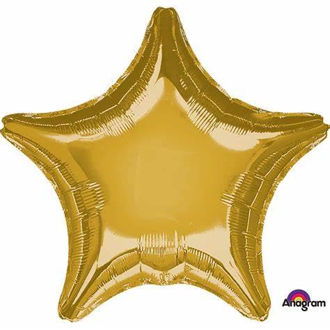 20" Gold Foil Star - ONE UP BALLOONS