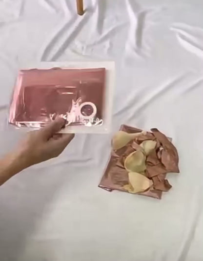 Happy Birthday Balloon Kit Rose Gold Classic