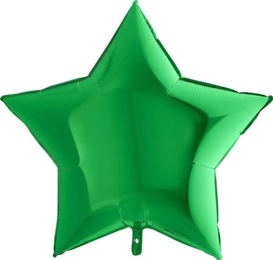 20" Green Foil Star - ONE UP BALLOONS