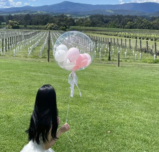 Bubble clear balloon