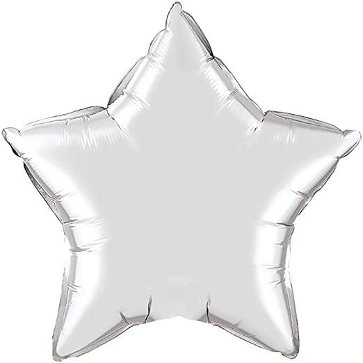 Silver Foil Star - ONE UP BALLOONS