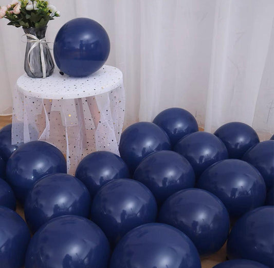 Global Shipping (50 pack) 11 inch Navy Blue Balloons (Balloons only) - ONE UP BALLOONS