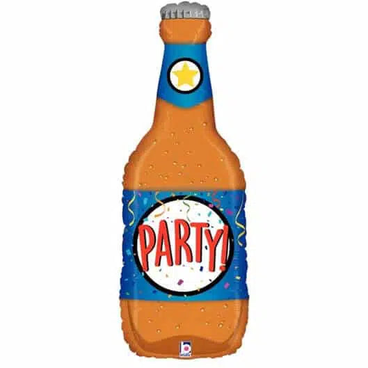 34” Party Beer Adults Favourite foil balloon for birthday celebration all occasions - ONE UP BALLOONS