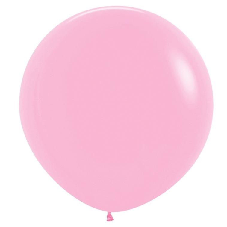 36” pink jumbo latex balloon - ONE UP BALLOONS