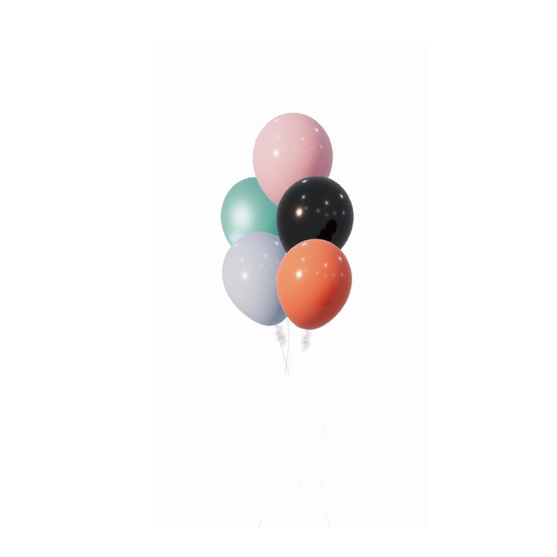 HALLOWEEN THEME - 11IN BALLOONS - BOUQUET OF 5 - ONE UP BALLOONS