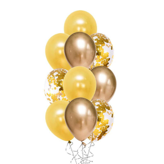 Gold Shine Feeling Fancy - ONE UP BALLOONS