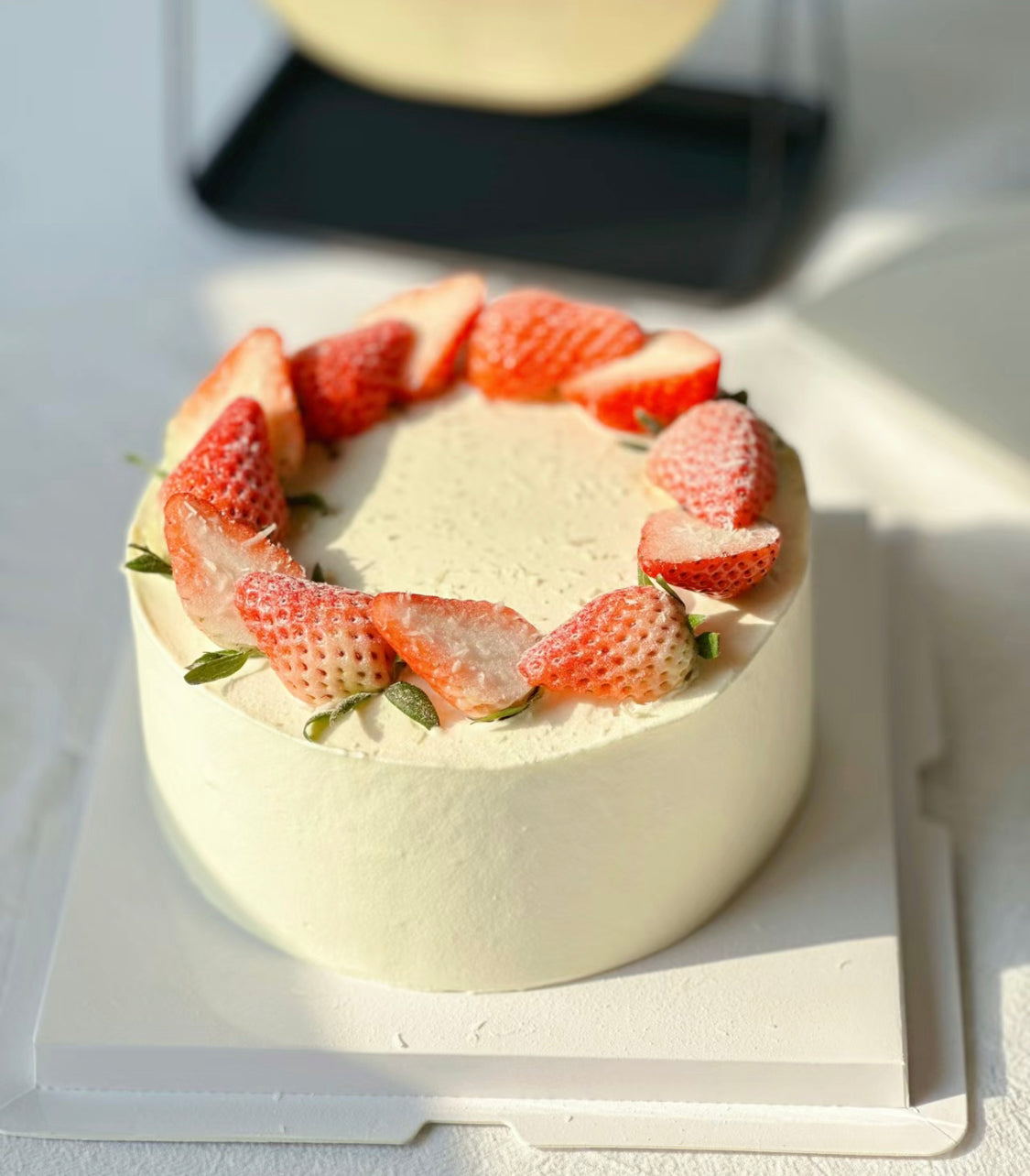 Everyday fresh strawberry cake