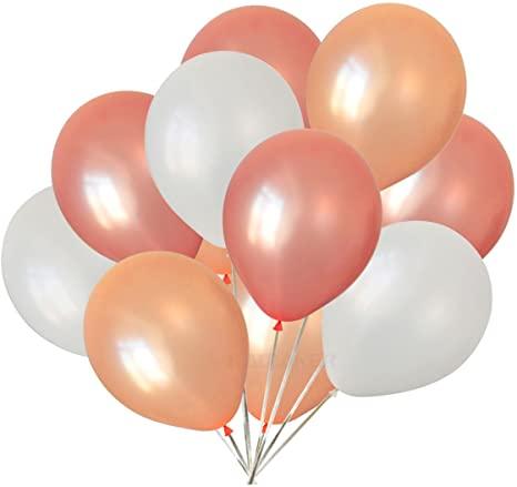 Peach Party Bouquet of 12 - ONE UP BALLOONS