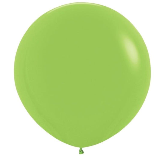 36” lime green jumbo latex balloon - ONE UP BALLOONS