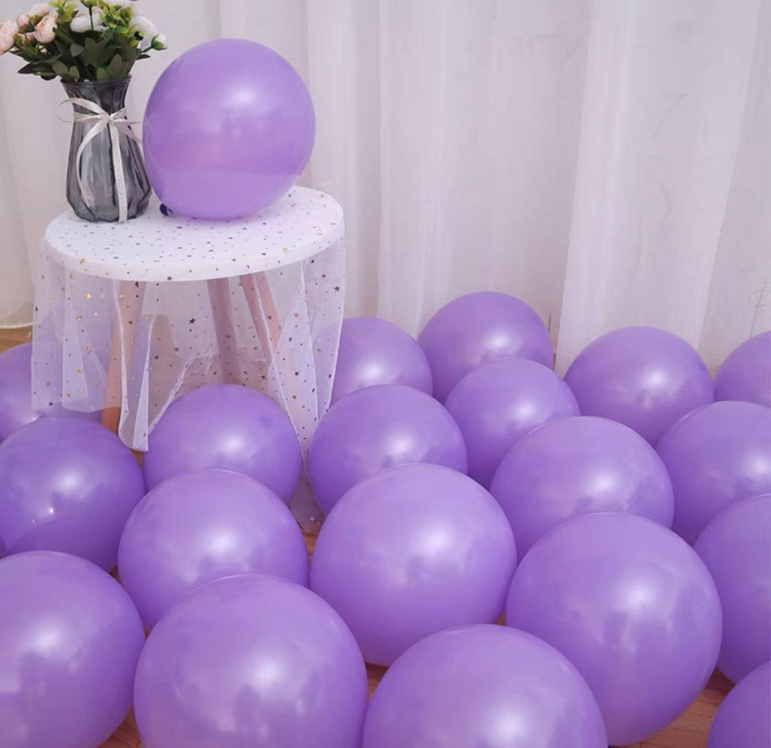 Global Shipping (50 pack) 11 inch purple Lilac Balloons (Balloons only) - ONE UP BALLOONS