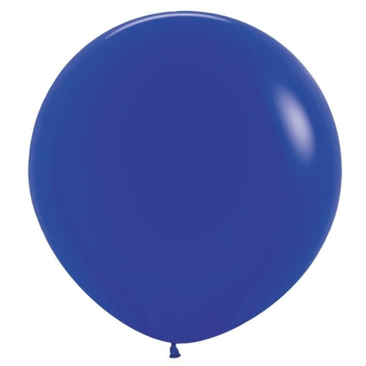 36” Royal blue jumbo latex balloon - ONE UP BALLOONS