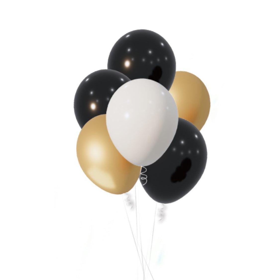 Classic Palette bouquet of 7 - ONE UP BALLOONS