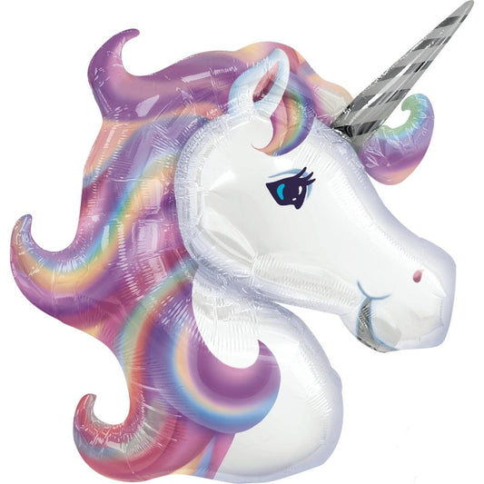 Global Shipping Pastel Unicorn Shape balloon (No helium included) - ONE UP BALLOONS