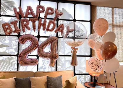 Best birthday celebration rose gold package