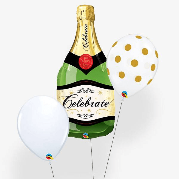 Let's Celebrate Helium Balloon Bouquet - ONE UP BALLOONS