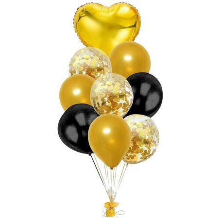 Gold Love Bouquet - ONE UP BALLOONS