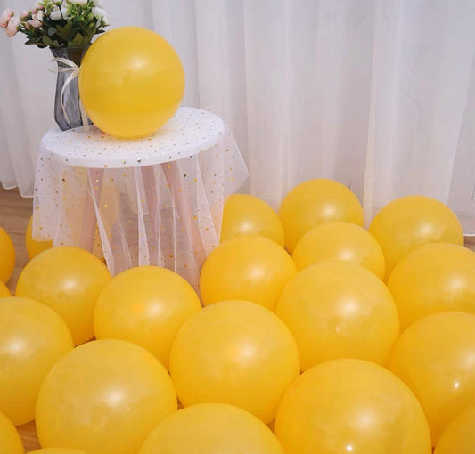 Global Shipping (50 pack) 11 inch Yellow Balloons high quality (Balloons only) - ONE UP BALLOONS