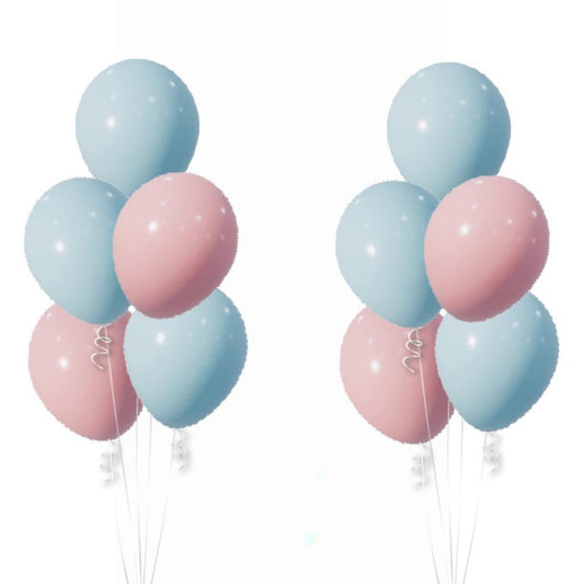 Mermaid blue ocean helium balloon 2 bouquets of 5 - ONE UP BALLOONS