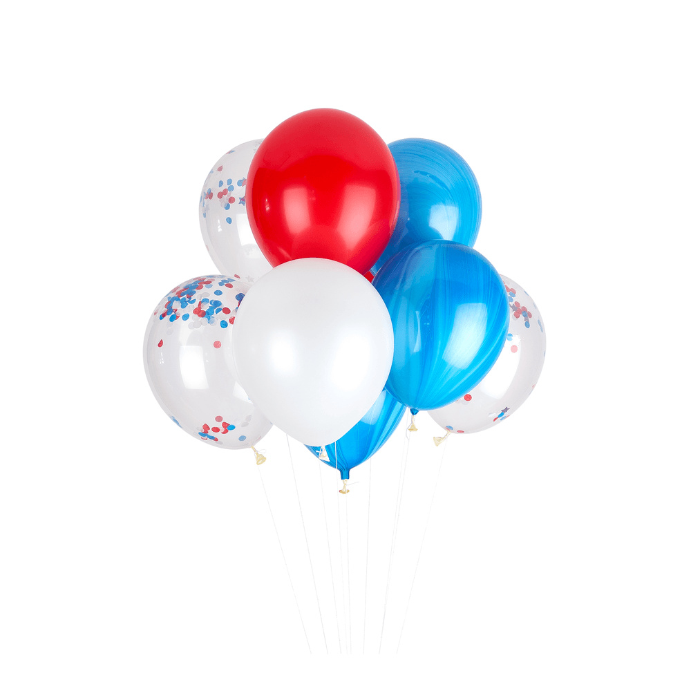 PATRIOTIC CLASSIC BALLOONS - ONE UP BALLOONS